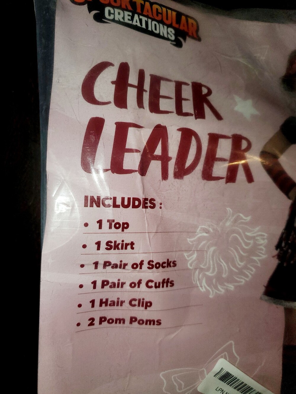 Spooktacular Creations Halloween Cheerleader Costume NIP Size: M - Picture 14 of 15